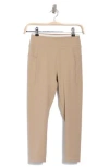 X By Gottex Pocket Capri Leggings In Gravel