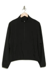 X By Gottex Quarter Zip Jacket In Black