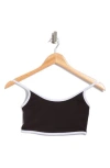 X By Gottex Racerback Sports Bra In Black