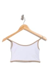 X By Gottex Racerback Sports Bra In White