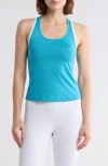 X By Gottex Racerback Tank In Blue