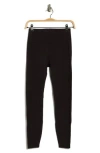 X By Gottex Rib Insert Activewear Leggings In Black