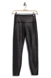 X By Gottex Rib Insert Activewear Leggings In Black