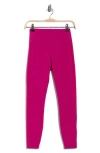 X By Gottex Rib Insert Activewear Leggings In Purple