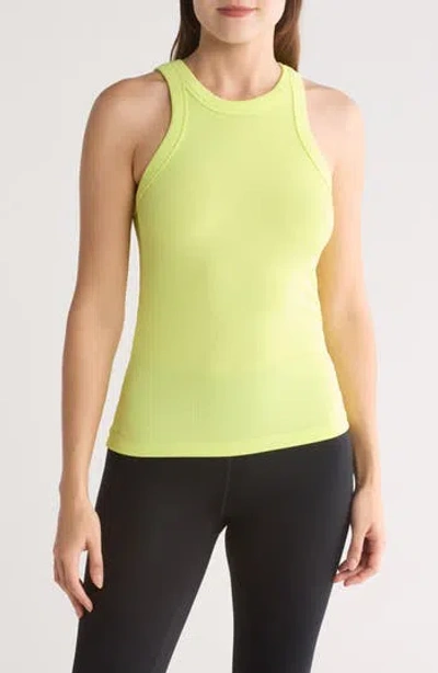 X By Gottex Rib Racer Tank In Neon