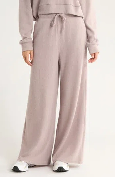 X By Gottex Rib Wide Leg Pants In Pink
