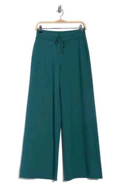 X By Gottex Scuba Knit Wide Leg Pants In Green