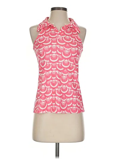 Pre-owned X By Gottex Sleeveless Blouse In Pink