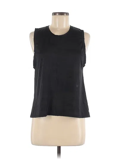 Pre-owned X By Gottex Sleeveless Top Black Halter Neckline Tops