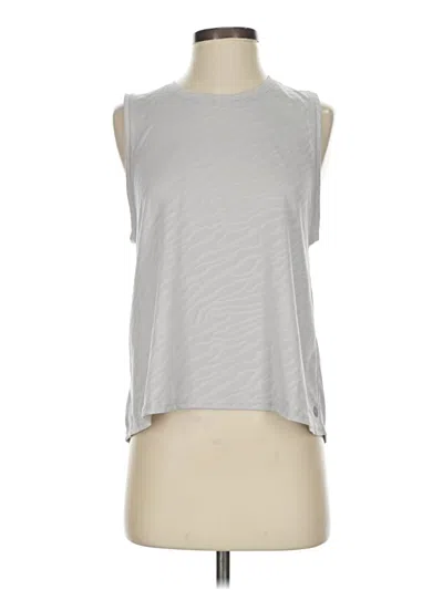 Pre-owned X By Gottex Sleeveless Top Silver Halter Neckline Tops