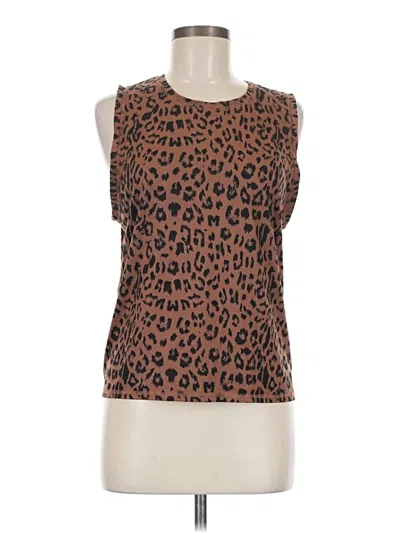 Pre-owned X By Gottex Sleeveless T-shirt In Brown
