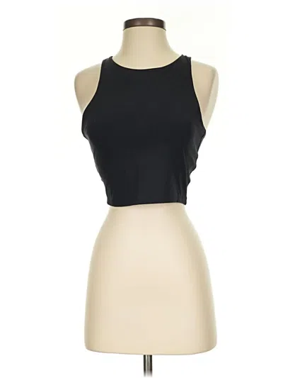 Pre-owned X By Gottex Tank Top Black Halter Neckline Tops