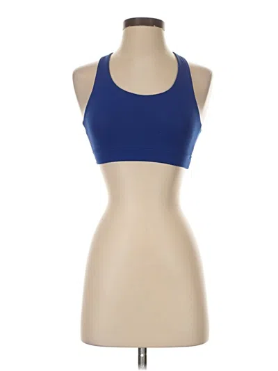 Pre-owned X By Gottex Tank Top Blue Halter Neckline Tops