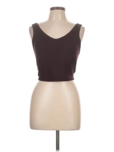 Pre-owned X By Gottex Tank Top Brown Strapless Neckline Tops