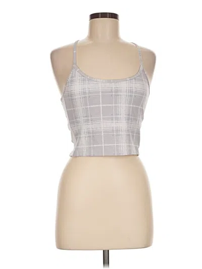 Pre-owned X By Gottex Tank Top Silver Halter Neckline Tops