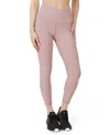 X By Gottex Vanessa Ankle Legging With Pockets In Pink In Pink