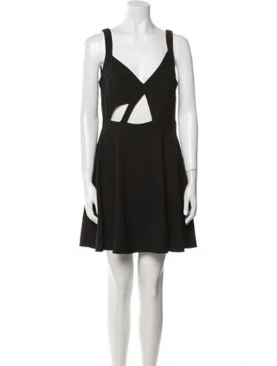 Pre-owned X By Nbd V-neck Mini Dress In Multi