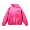 X Ilona Blue Women's Black / Pink Graffiti Bear Venice Hoodie In Pink