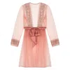 X Intima Women's Rose Gold Innocent Allure- Mini Robe In Rose Gold