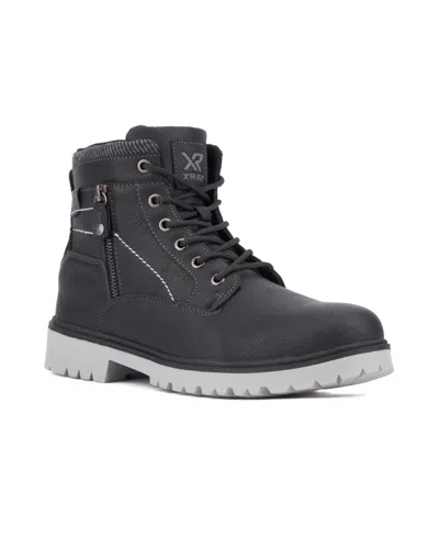 X-ray Men's Hunter Lace Up Boots In Black