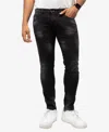 X-ray Men's Skinny Flex Jeans In Black Stone