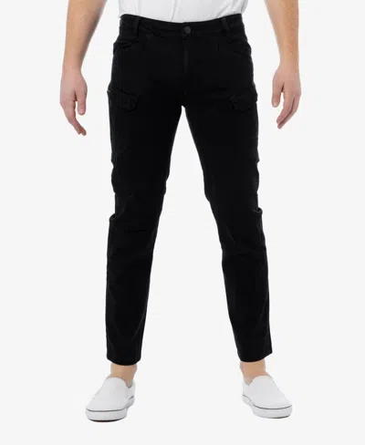X-ray Stretch Twill Slim Fit Cargo Pants In Jet Black
