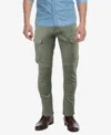 X-ray Men's Stretch Twill Cargo Pants In Olive