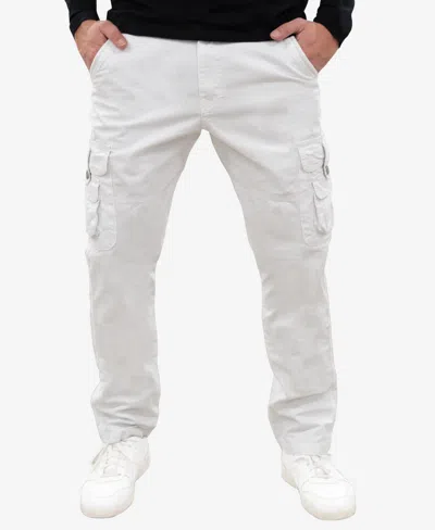 X-ray Men's Utility Cargo Pants In White