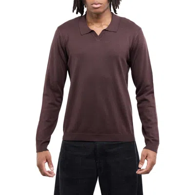 X-ray Xray John Collared Sweater In Brown