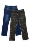 X-ray Xray Kids' Assorted 2-pack Slim Fit Stretch Moto Jeans In Multi