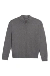X-ray Xray Kids' Full Zip Cardigan Sweater In Gray