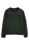 X-ray Xray Kids' Moto Ribbing Detail Crewneck Sweater In Blue
