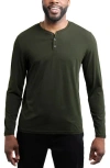 X-ray Xray Long Sleeve Henley In Multi