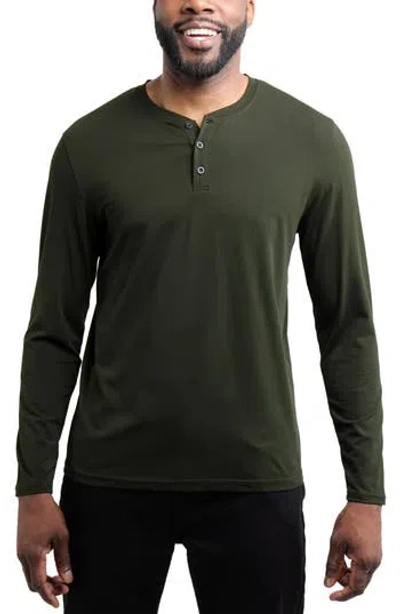 X-ray Xray Long Sleeve Henley In Multi