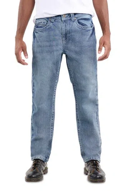 X-ray Xray Saddle Stitch Straight Leg Jeans In Blue