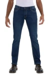 X-ray Xray Saddle Stitch Stretch Straight Leg Jeans In Blue