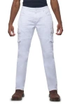 X-ray Xray Slim Fit Cargo Jeans In White