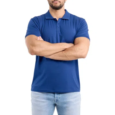 X-ray Xray Stretch Cotton Rib Polo In Multi