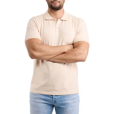 X-ray Xray Stretch Cotton Rib Polo In Multi