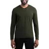 X-ray Xray V-neck Long Sleeve T-shirt In Multi