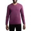 X-ray Xray V-neck Long Sleeve T-shirt In Purple