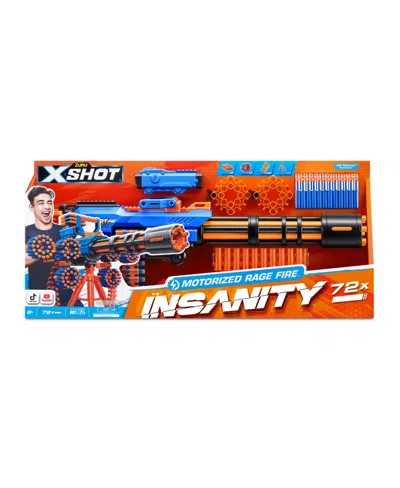 X-shot Zuru Insanity Motorized Rage Fire Gatlin Blaster In No Color