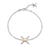 X Studio Women's Gold / Silver The X Bracelet - Gold & Silver In Metallic