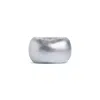 X2 Women's Silver Puff Bangle: Chrome In Silver