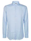 Xacus 748ml Camicia Di Lino In Light Blue
