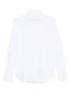 Xacus Long-sleeve Button-fastening Shirt In White
