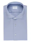 Xacus Button Down-collar Organic Cotton Shirt