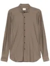 Xacus Stretch-jersey Shirt In Beige