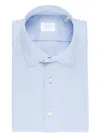 Xacus Light Blue Cotton Shirt In Light Blue