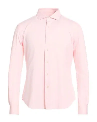 Xacus Man Shirt Pink Size 17 Cotton